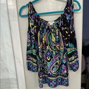 Colorful Cache   Women's Top EUC